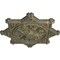 Ekena Millwork Antilles Ceiling Medallion (Fits Canopies up to 6"), 38 1/4"OD x 1 1/2"P, Witch Hazel Crackle CM38ANWHC - alternate 4